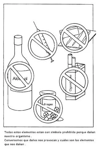 COLOREAR DIBUJOS DE PREVENCION DE RIESGOS