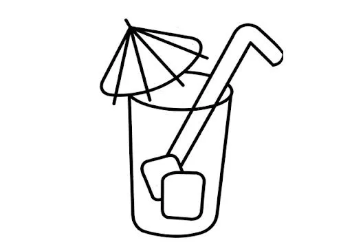 COLOREAR DIBUJOS DE REFRESCOS | Dibujos para colorear