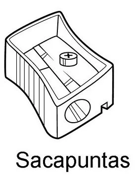 COLOREAR DIBUJOS DE SACAPUNTAS | Dibujos para colorear