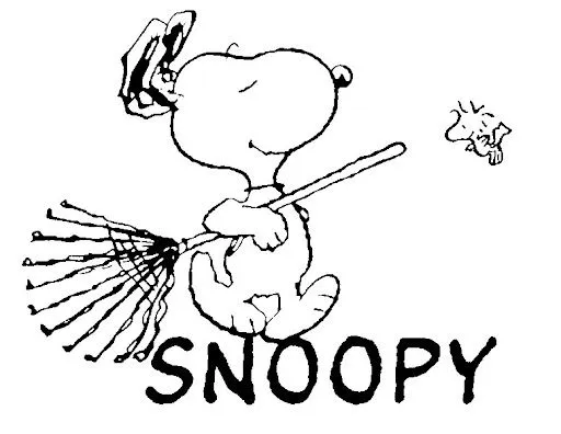 COLOREAR DIBUJOS DE SNOOPY | Dibujos para colorear