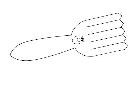 COLOREAR DIBUJOS DE TENEDORES | Dibujos para colorear