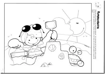 Colorear dibujos vacaciones y fin de curso | Busco Imágenes Colorear dibujos vacaciones y fin de curso | Busco Imágenes