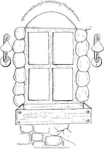 COLOREAR DIBUJOS DE VENTANAS | Dibujos para colorear COLOREAR DIBUJOS DE VENTANAS | Dibujos para colorear