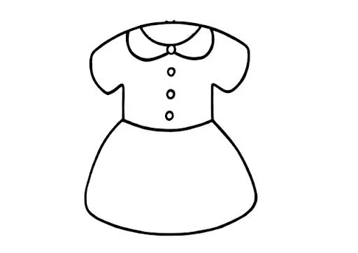 DIBUJOS DE VESTIDOS PARA IMPRIMIR | FICHAS PARA PINTAR | DIBUJOS ...