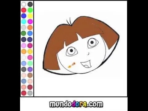 Colorear Dora la exploradora - YouTube