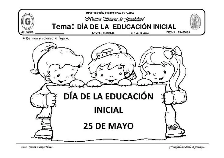 colorear dia de la educacion inicial - Buscar con Google | Dia de la educacion, Educacion inicial, Semana de la educación colorear dia de la educacion inicial - Buscar con Google | Dia de la educacion, Educacion inicial, Semana de la educación