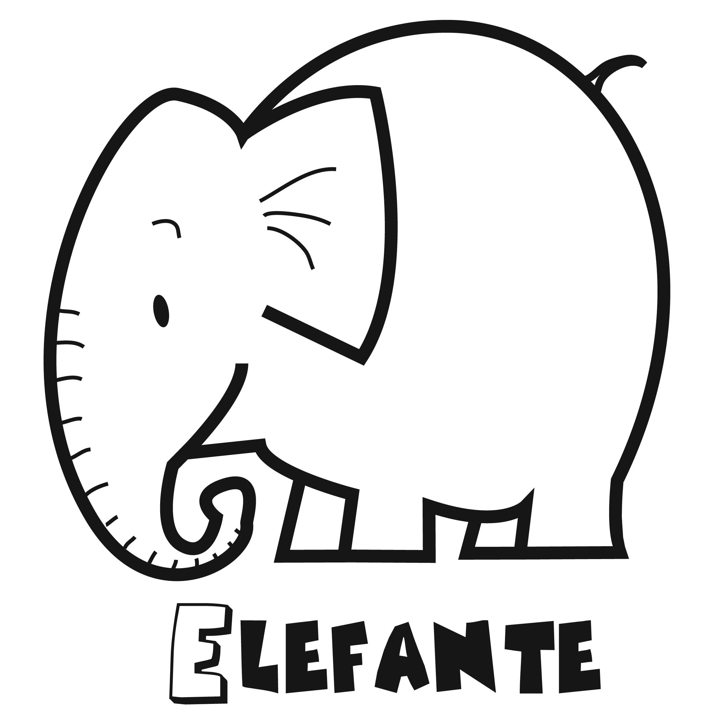Abuelos Nietos, Colorear con niños. Plusesmas.com. Letra E