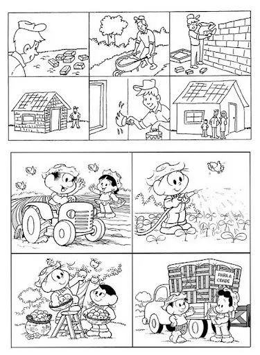 COLOREAR ESCENAS PARA NIÑOS