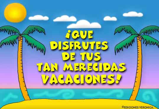 Para colorear felices vacaciones - Imagui