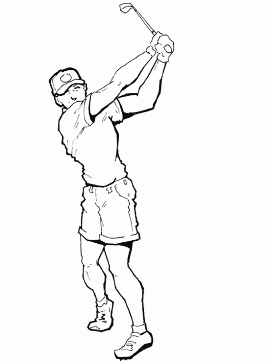 Dibujo de Golf. Dibujo para colorear de Golf. Dibujos infantiles ...