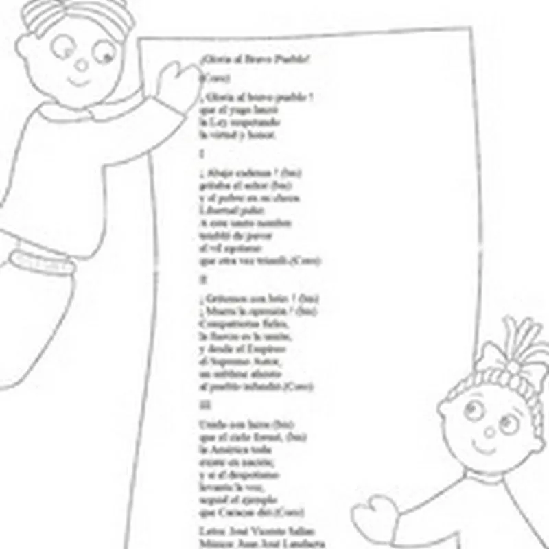 Colorear día del Himno Nacional, Venezuela - Jugar y Colorear Colorear día del Himno Nacional, Venezuela - Jugar y Colorear