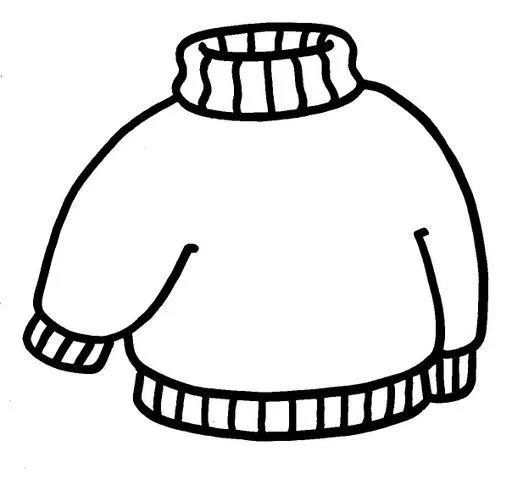 Fotos de sueteres para colorear - Imagui