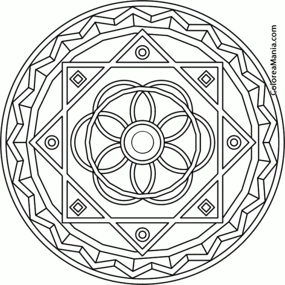 Colorear Mandala para la gratitud (Mandalas), dibujo para colorear gratis Colorear Mandala para la gratitud (Mandalas), dibujo para colorear gratis