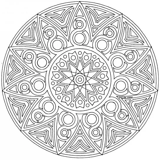 Colorear mandalas: arte-terapia | Elsecreto's Blog