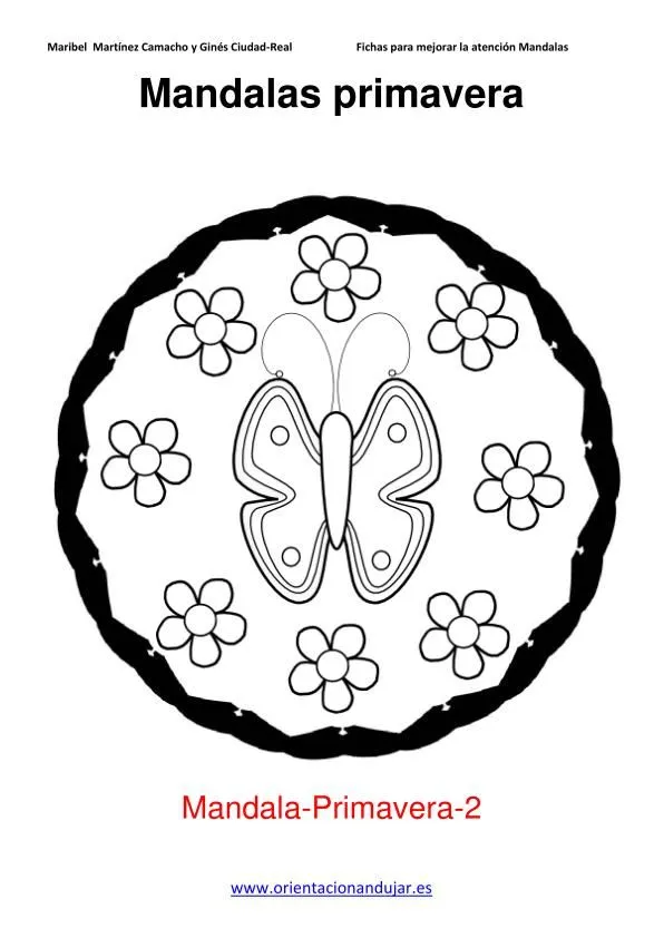 Colorear mandalas de primavera -Orientacion Andujar Colorear mandalas de primavera -Orientacion Andujar