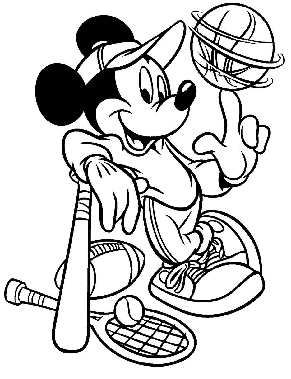  para Colorear y Manualidades: Dibujos para colorear Mickey Mouse ...