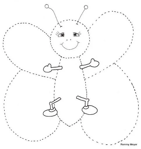 COLOREAR MARIPOSAS PARA NIÑOS