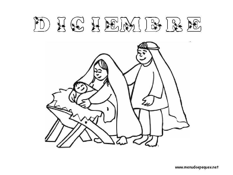 Colorear Meses del Año 12 - Diciembre