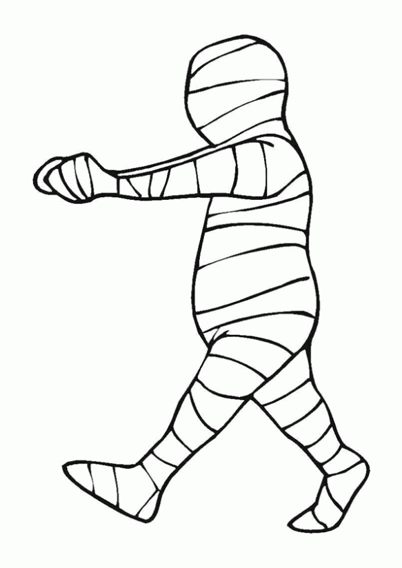 Dibujo de Momia para colorear. Dibujos infantiles de Momia ... Dibujo de Momia para colorear. Dibujos infantiles de Momia ...