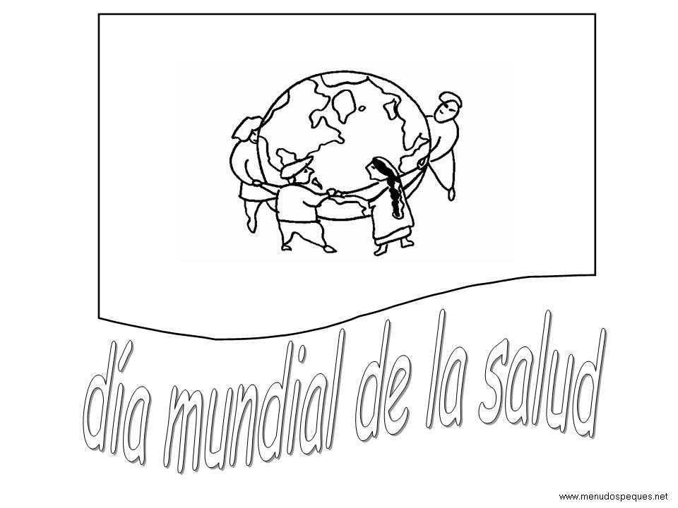 Colorear día Mundial de la Salud 03