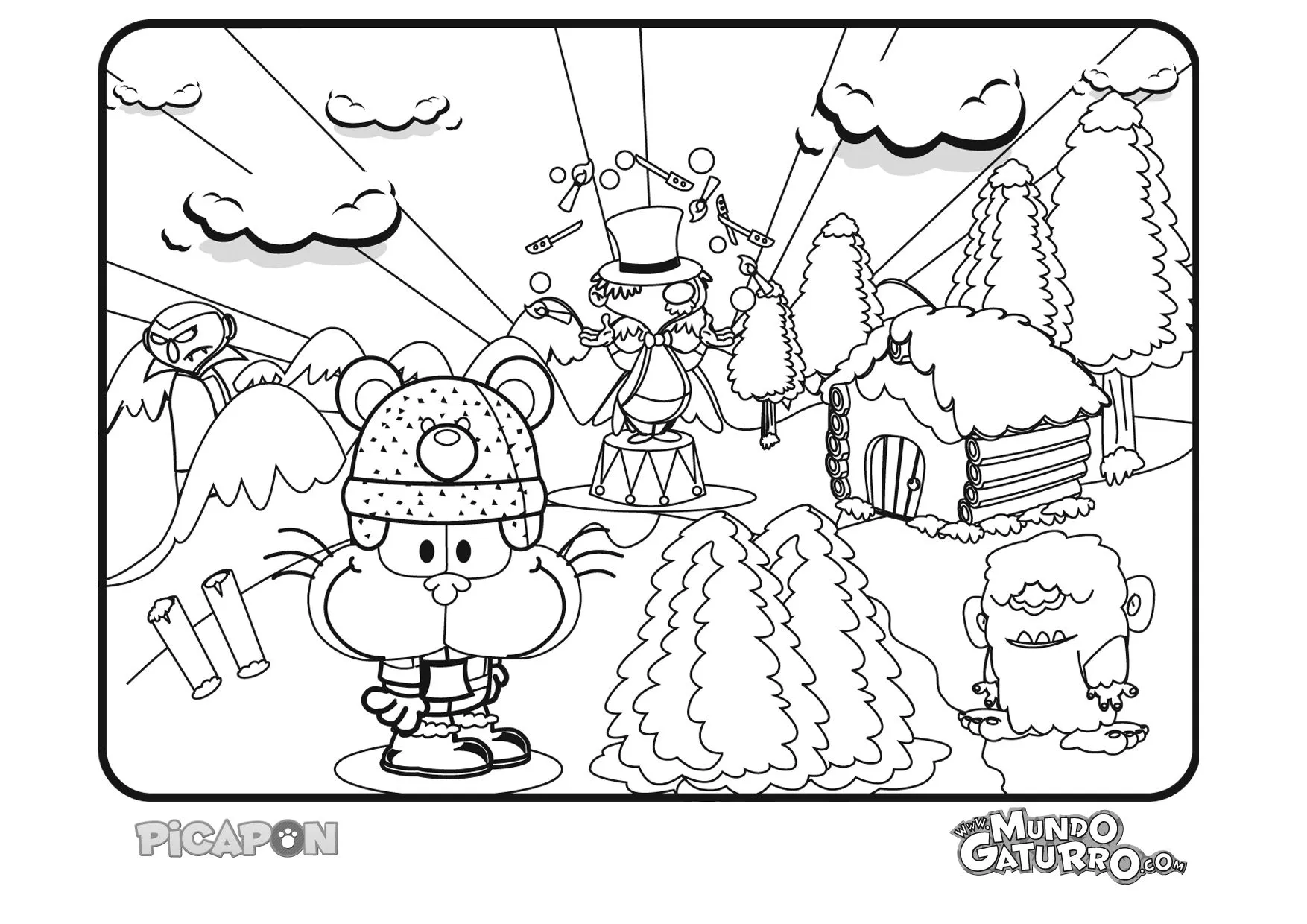 A colorear! | Mundo Gaturro Huellita | Creado por Esperanza 5000 A colorear! | Mundo Gaturro Huellita | Creado por Esperanza 5000