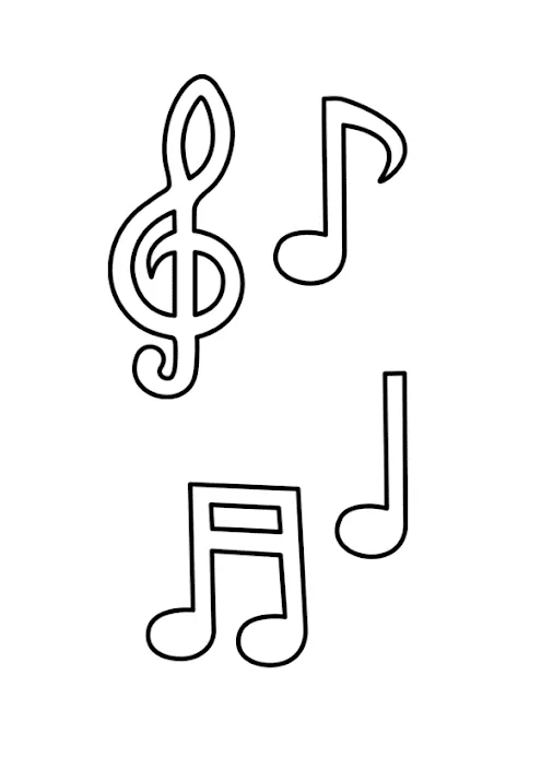 Colorear notas musicales Colorear notas musicales , dibujo con la ... Colorear notas musicales Colorear notas musicales , dibujo con la ...
