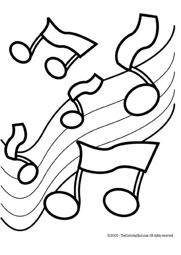 Para Colorear De Notas Musicales Dibujos Imagixs Tattoo Pictures