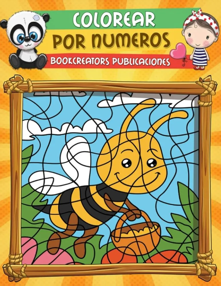 Colorear por Numeros: Libro de Actividades Para colorear Para niños  (Flores, Animales, Niños y Más) (Spanish Edition) : Publicaciones,  BookCreators: Amazon.com.mx: Libros
