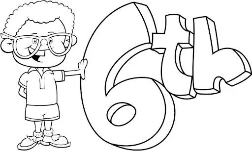 COLOREAR NUMEROS ORDINALES EN ENGLES | Dibujos para colorear