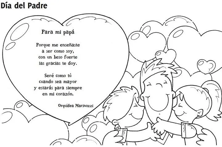 Colorear Dia del Padre ~ Dibujos para Colorear Infantil Colorear Dia del Padre ~ Dibujos para Colorear Infantil