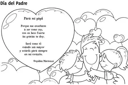 Colorear día del padre | JUGARYCOLOREAR