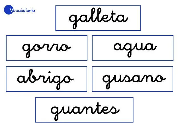 Colorear todas las palabras y rodear la letra g. | Fichas de ... Colorear todas las palabras y rodear la letra g. | Fichas de ...