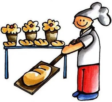 dibujo de panadero profesiones en dibujos para imprimir dibujo de