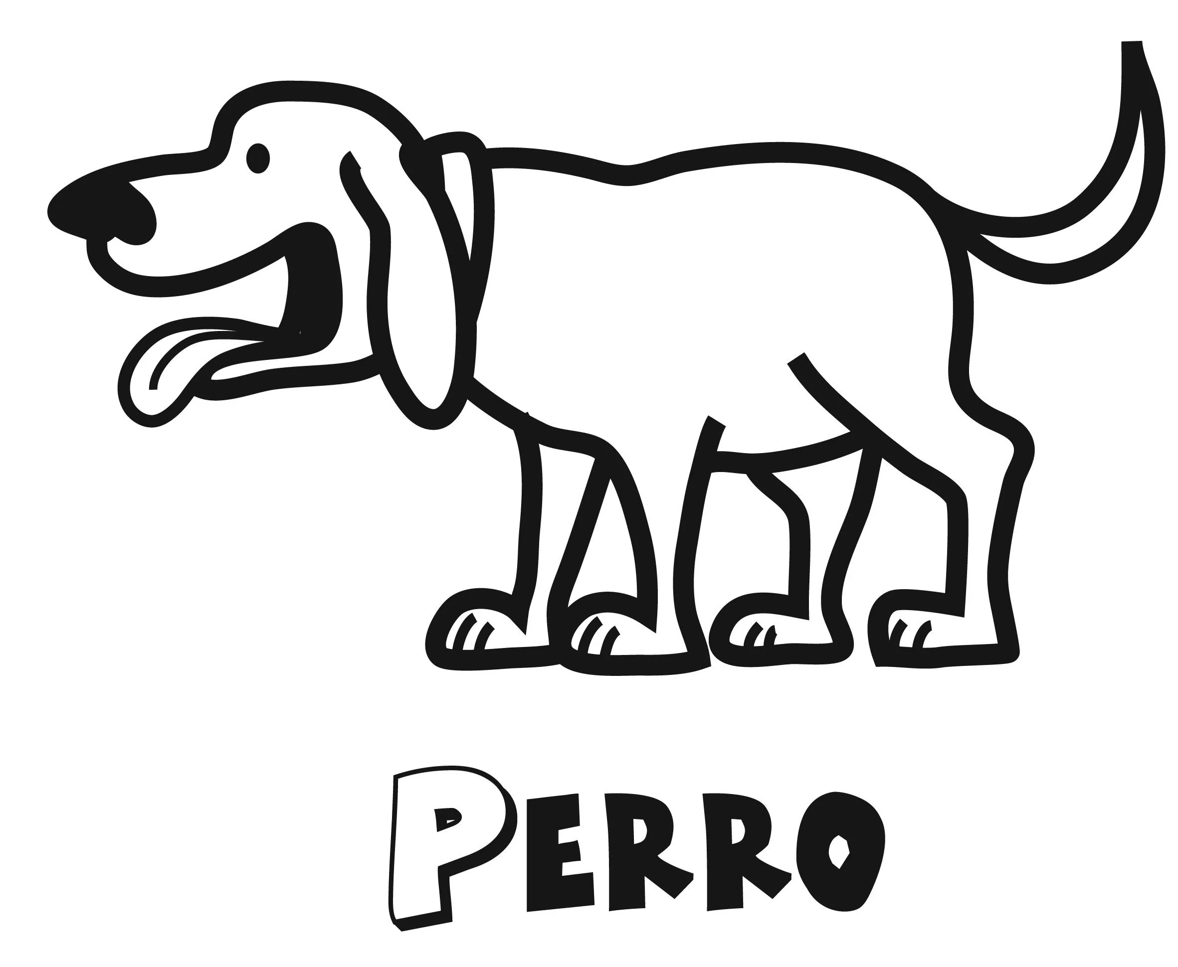 Colorear a un perro