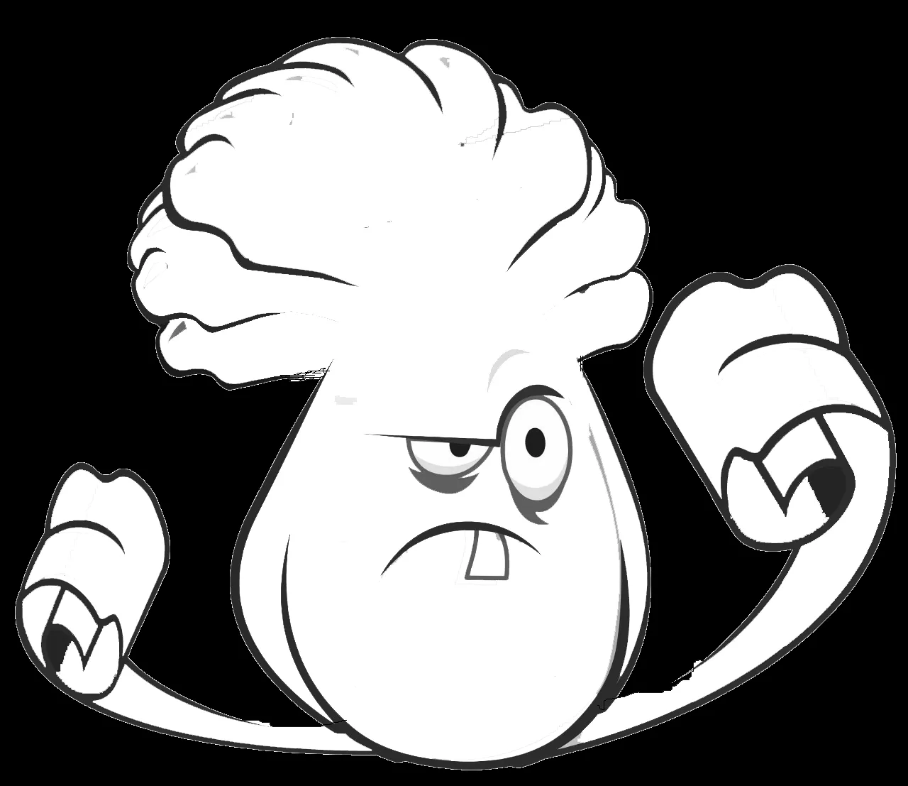 COLOREAR PLANTA BOXEADORA PLANTAS VS ZOMBIES 2