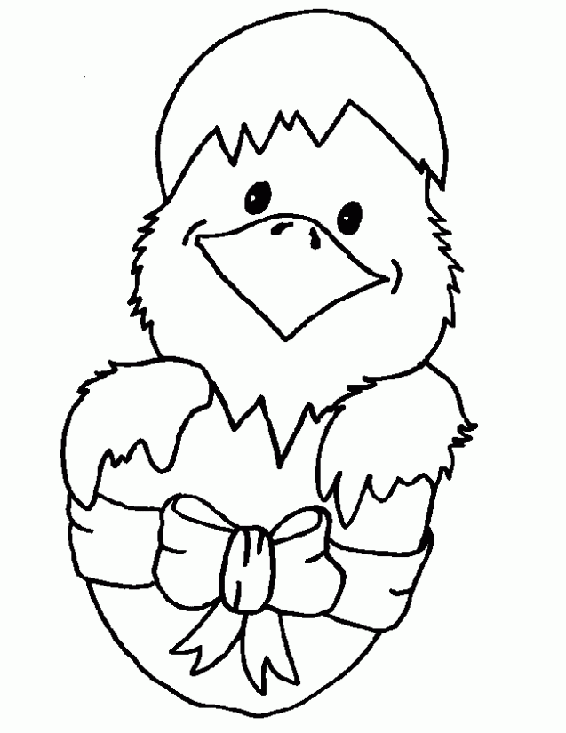 colorear-pollito-y-su-huevo- ...