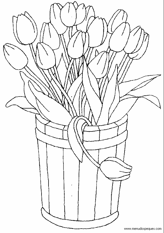 Colorear Primavera 30 - Estaciones del año