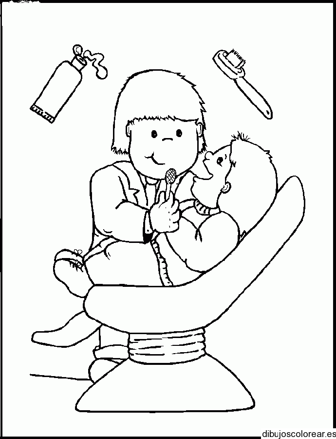 dentista para ni Colouring Pages