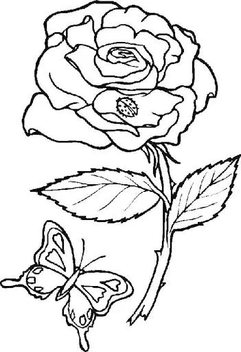 COLOREAR ROSAS DIBUJOS PARA COLOREAR DE ROSAS | infantil 2.0