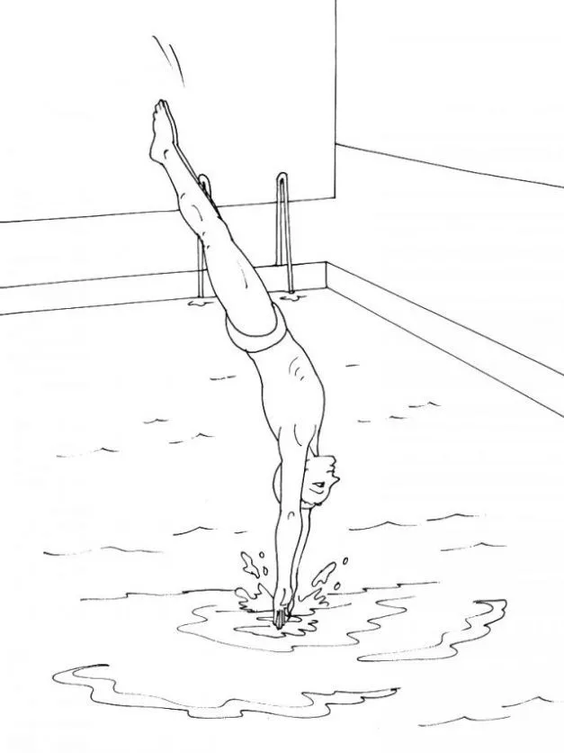 DIBUJOS DE NATACION Colouring Pages