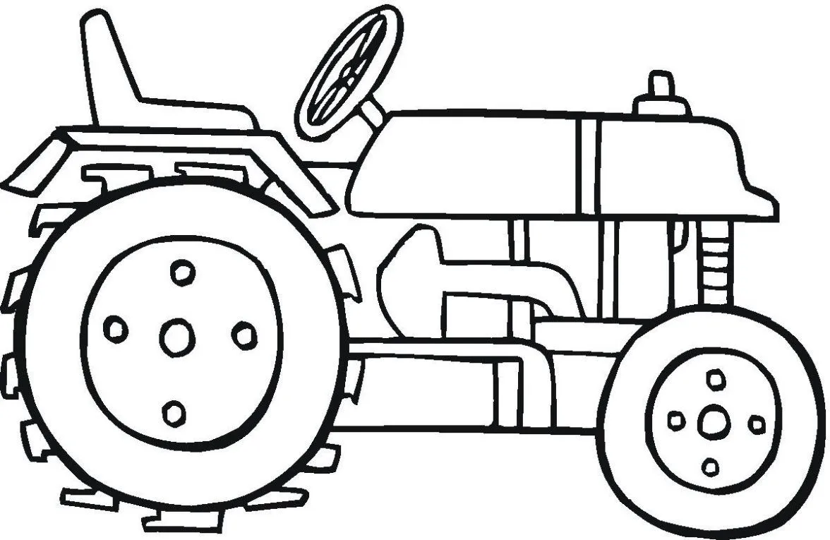 colorear-tractores-dibujos- ...