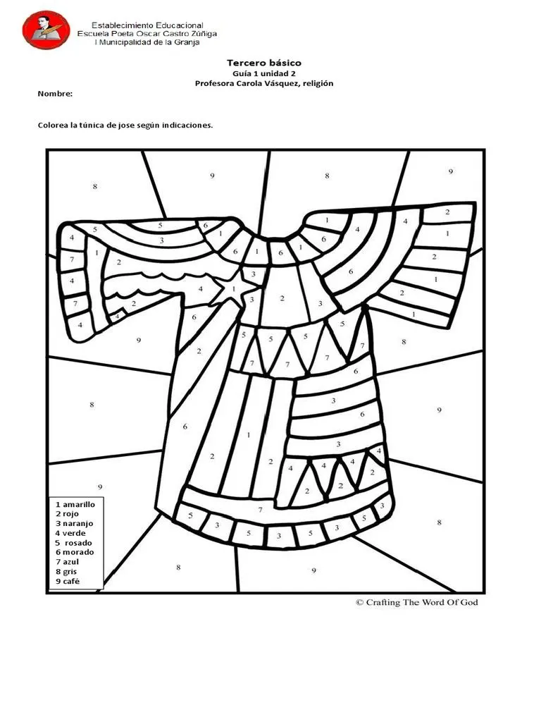 Colorear Túnica de José | PDF | Medios de arte | Materiales artisticos Colorear Túnica de José | PDF | Medios de arte | Materiales artisticos