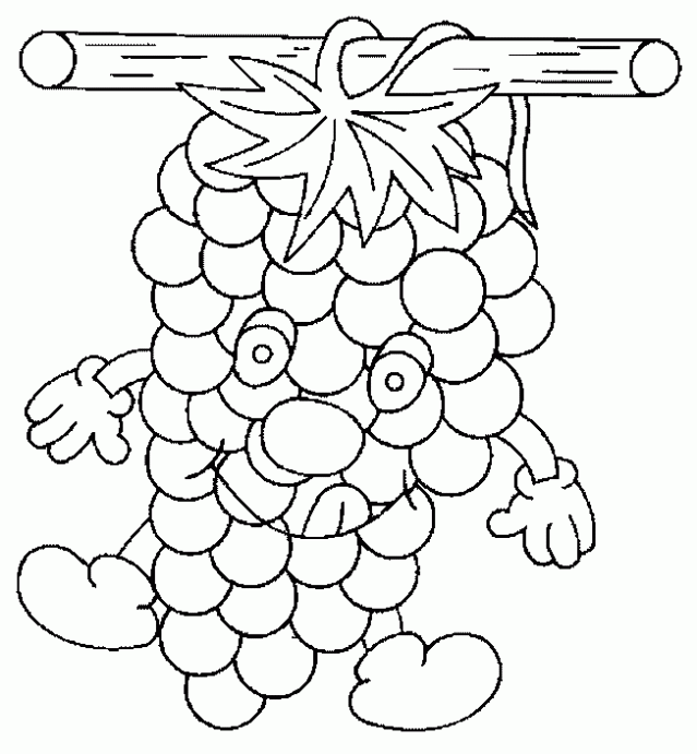 colorear-uvas-para-ninos- ...