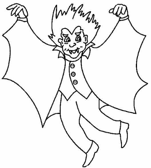 Dibujo de Vampiros. Dibujo para colorear de Vampiros. Dibujos ...