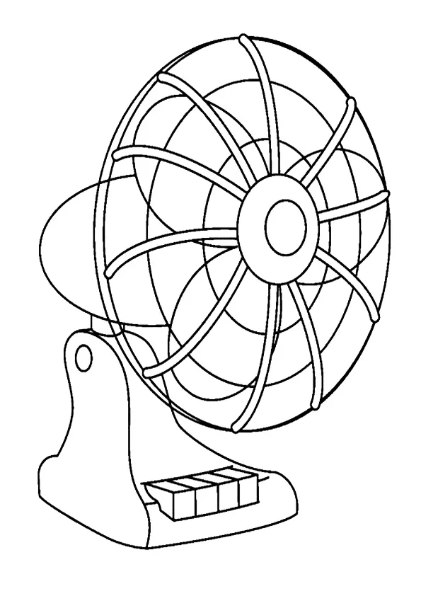 Colorear ventilador | Dibujos para colorear Colorear ventilador | Dibujos para colorear