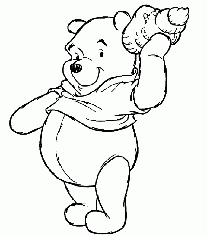  para colorear Winnieh Pooh Miel | Dibujos para pintar y colorear ...