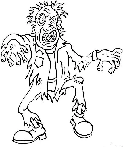 Para colorear zombies - Imagui