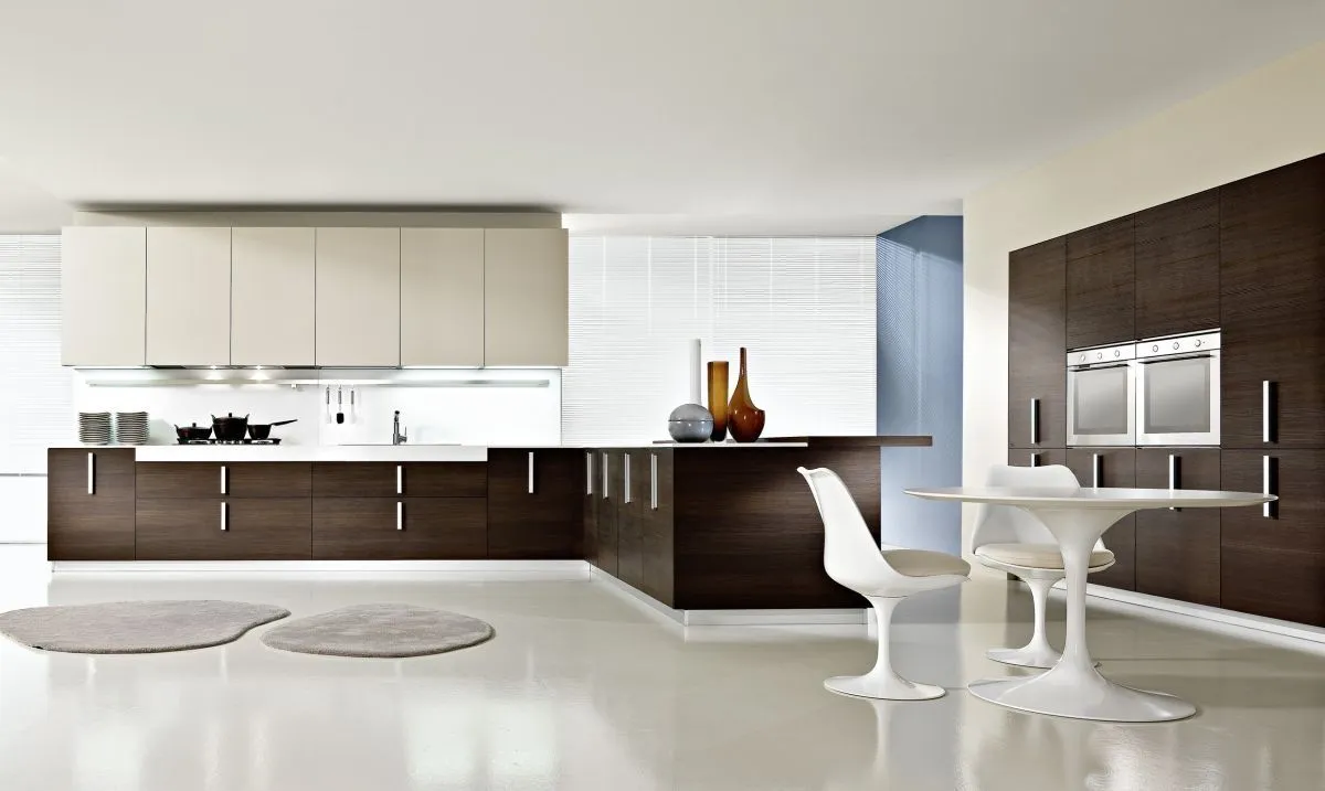 Colores para una cocina moderna de acero inoxidable