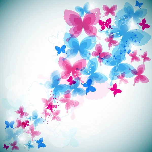 Colores de fondo con la mariposa — Vector stock © boroboro #6148839 Colores de fondo con la mariposa — Vector stock © boroboro #6148839