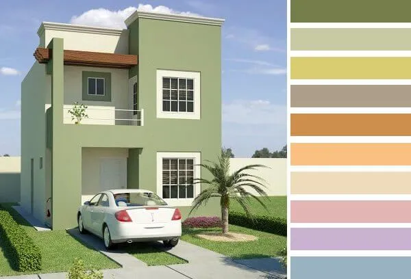 Colores para frentes de casas - Saber y Hacer